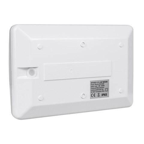 LAM PA LED MACLEAN , NUMER DOMU, Z CZUJNIKIEM ZMIERZCHOWYM, BIAŁA, 12W, IP65, BARWA NEUTRALNA (4000K), 950LM, MCE292 W LAM PA LED MACLEAN , NUMER DOMU, Z CZUJNIKIEM ZMIERZCHOWYM, BIAŁA, 12W, IP65, BARWA NEUTRALNA (4000K), 950LM, MCE292 W