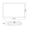 LAM PA LED MACLEAN , NUMER DOMU, Z CZUJNIKIEM ZMIERZCHOWYM, BIAŁA, 12W, IP65, BARWA NEUTRALNA (4000K), 950LM, MCE292 W