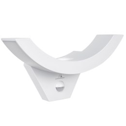 LAM PA LED Z CZUJNIKIEM RUCHU MACLEAN, CZUJNIK PIR, KOLOR BIAŁY, 10W, IP54, 800LM, MCE290 W