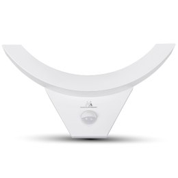 LAM PA LED Z CZUJNIKIEM RUCHU MACLEAN, CZUJNIK PIR, KOLOR BIAŁY, 10W, IP54, 800LM, MCE290 W