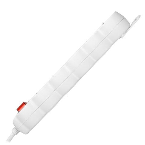 PRZEDŁUŻACZ 5-KROTNY 2P+Z, Z WYŁĄCZNIKIEM, 3M H05VV-F 3x1,0MM?, IMAx=10A, BIAŁY PRZEDŁUŻACZ 5-KROTNY 2P+Z, Z WYŁĄCZNIKIEM, 3M H05VV-F 3x1,0MM?, IMAx=10A, BIAŁY