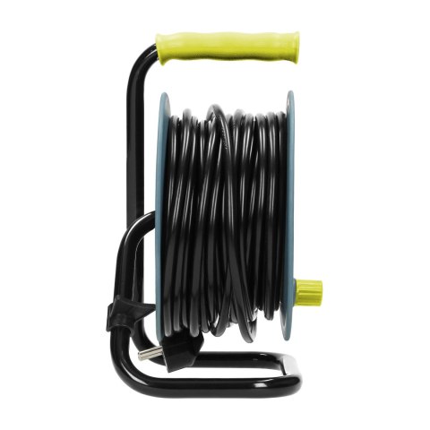 PRZEDŁUŻACZ BĘBNOWY MINI, 4 GNIAZDA 2P+Z, METALOWY STOJAK, POLWINIT H05VV-F 3x1MM? , DŁUGOŚĆ 15M, LIMONKOWY, WERSJA SCHUKO PRZEDŁUŻACZ BĘBNOWY MINI, 4 GNIAZDA 2P+Z, METALOWY STOJAK, POLWINIT H05VV-F 3x1MM? , DŁUGOŚĆ 15M, LIMONKOWY, WERSJA SCHUKO