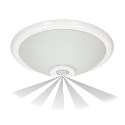 TERRAL, PLAFON OŚWIETLENIOWY Z CZUJNIKIEM RUCHU 360ST, 2x40W, E27, IP20, SZKŁO MATOWE TERRAL, PLAFON OŚWIETLENIOWY Z CZUJNIKIEM RUCHU 360ST, 2x40W, E27, IP20, SZKŁO MATOWE