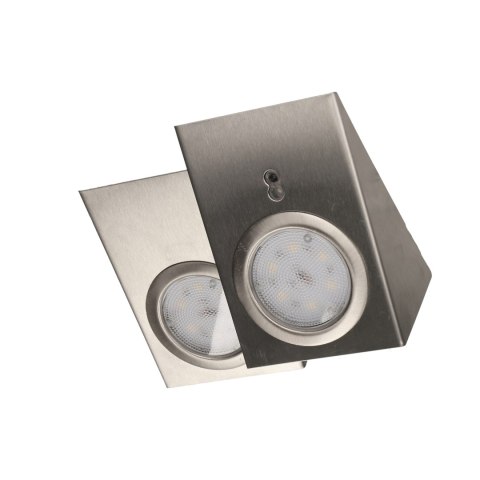 ZESTAW O PRAW PODSZAFKOWYCH LED 2,5W, 180LM, 4000K, Z WYŁĄCZNIKIEM BEZDOTYKOWYM, INOX ZESTAW O PRAW PODSZAFKOWYCH LED 2,5W, 180LM, 4000K, Z WYŁĄCZNIKIEM BEZDOTYKOWYM, INOX