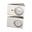 ZESTAW O PRAW  PODSZAFKOWYCH LED 2,5W, 180LM, 4000K, Z WYŁĄCZNIKIEM BEZDOTYKOWYM, INOX