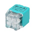 ZŁĄCZKA INSTALACYJNA WCISKANA 4- PRZEWODOWA; DWURZĘDOWA; NA DRUT 0,75-2,5MM?; IEC 300V/24A; 10 SZT.