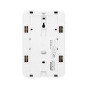 DZWONEK ELEKTROMECHANICZNY DWUTONOWY BREVIS MAXI AC, 230V, ŚNIEŻNO BIAŁY