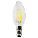 ŻARÓWKA MACLEAN, FILAMENTOWA LED E14, 6W, 230V, WW CIE PŁA BIAŁA 3000K, 806LM, RETRO EDISON OZDOBNA ŚWIECZKA C35, MCE286