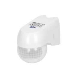 CZUJNIK RUCHU 220ST. 1200W, IP44, 3 RODZAJE MONTAŻU, BIAŁY
