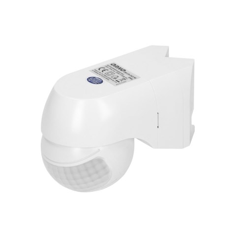 CZUJNIK RUCHU 220ST. 1200W, IP44, 3 RODZAJE MONTAŻU, BIAŁY CZUJNIK RUCHU 220ST. 1200W, IP44, 3 RODZAJE MONTAŻU, BIAŁY
