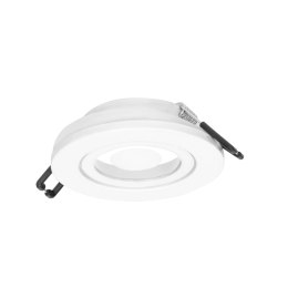 DARI S RAMKA DEKORACYJNA O PRAWY  PUNKTOWE, MR16/GU10 MAx 50W, OKRĄG, BIAŁA IP44