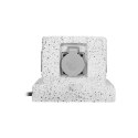 GNIAZDO OGRODOWE SŁUPEK, 4x2P+Z (SCHUKO), KABEL GUMOWY H07RN-F 3x1,5MM?, 3M