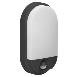 NEFRYT LED 15W, O PRAWA OGRODOWA Z CZUJNIKIEM RUCHU, 1100LM, IP54, 4000K, CZARNA