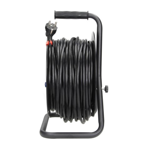 PRZEDŁUŻACZ BĘBNOWY, 4 GNIAZDA 2P+Z (SCHUKO), KABEL PVC H05VV-F 3x1,5MM?, DŁUGOŚĆ - 50M, STAŁE GNIAZDA, TERMIK, PRZESŁONY TORÓW PRZEDŁUŻACZ BĘBNOWY, 4 GNIAZDA 2P+Z (SCHUKO), KABEL PVC H05VV-F 3x1,5MM?, DŁUGOŚĆ - 50M, STAŁE GNIAZDA, TERMIK, PRZESŁONY TORÓW