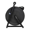 PRZEDŁUŻACZ BĘBNOWY MINI, 4 GNIAZDA 2P+Z (SCHUKO), METALOWY STOJAK,  POLWINIT H05VV-F 3x1MM? - 15M