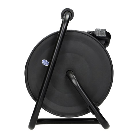 PRZEDŁUŻACZ BĘBNOWY MINI, 4 GNIAZDA 2P+Z (SCHUKO), METALOWY STOJAK, POLWINIT H05VV-F 3x1MM? - 15M PRZEDŁUŻACZ BĘBNOWY MINI, 4 GNIAZDA 2P+Z (SCHUKO), METALOWY STOJAK, POLWINIT H05VV-F 3x1MM? - 15M