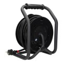 PRZEDŁUŻACZ BĘBNOWY  PROFESJONALNY IP44, 4 GNIAZDA 2P+Z (SCHUKO), KABEL GUMOWY OLEJOOD PORNY, H07RN-F 3x2,5MM2, DŁUGOŚĆ 20M, UNIKA