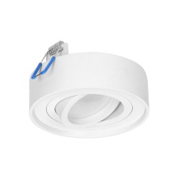 SORMUS R RAMKA DEKORACYJNA O PRAWY  PUNKTOWEJ, MR16/GU10 MAx 50W, REGULOWANA, KOŁO, BIAŁA