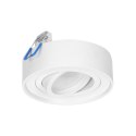 SORMUS R RAMKA DEKORACYJNA O PRAWY  PUNKTOWEJ, MR16/GU10 MAx 50W, REGULOWANA, KOŁO, BIAŁA