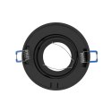 SORMUS R RAMKA DEKORACYJNA O PRAWY  PUNKTOWEJ, MR16/GU10 MAx 50W, REGULOWANA, KOŁO, CZARNA