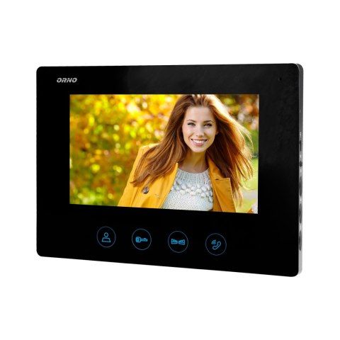 WIDEO MONITOR BEZSŁUCHAWKOWY, KOLOROWY, LCD 7", DO ZESTAWU Z SERII CERES, OTWIERANIE BRAMY, CZARNY WIDEO MONITOR BEZSŁUCHAWKOWY, KOLOROWY, LCD 7", DO ZESTAWU Z SERII CERES, OTWIERANIE BRAMY, CZARNY