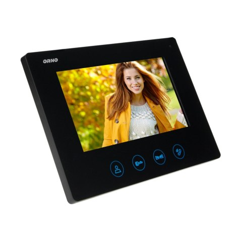WIDEO MONITOR BEZSŁUCHAWKOWY, KOLOROWY, LCD 7", DO ZESTAWU Z SERII CERES, OTWIERANIE BRAMY, CZARNY WIDEO MONITOR BEZSŁUCHAWKOWY, KOLOROWY, LCD 7", DO ZESTAWU Z SERII CERES, OTWIERANIE BRAMY, CZARNY