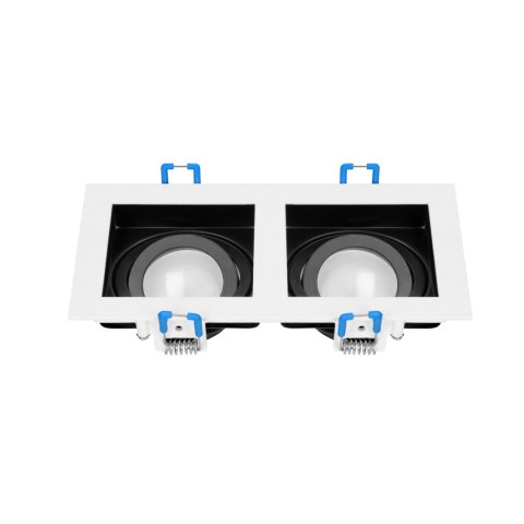 YOP 2 RAMKA DEKORACYJNA O PRAWY PUNKTOWEJ, MR16/GU10 MAx 2x50W, REGULOWANA BIAŁA+CZARNA YOP 2 RAMKA DEKORACYJNA O PRAWY PUNKTOWEJ, MR16/GU10 MAx 2x50W, REGULOWANA BIAŁA+CZARNA