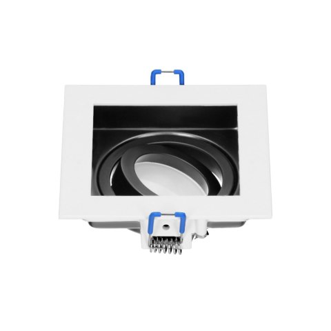 YOP RAMKA DEKORACYJNA O PRAWY PUNKTOWEJ, MR16/GU10 MAx 50W, REGULOWANA BIAŁA+CZARNA YOP RAMKA DEKORACYJNA O PRAWY PUNKTOWEJ, MR16/GU10 MAx 50W, REGULOWANA BIAŁA+CZARNA