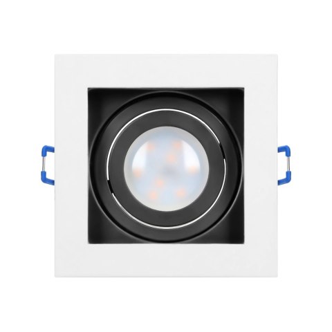 YOP RAMKA DEKORACYJNA O PRAWY PUNKTOWEJ, MR16/GU10 MAx 50W, REGULOWANA BIAŁA+CZARNA YOP RAMKA DEKORACYJNA O PRAWY PUNKTOWEJ, MR16/GU10 MAx 50W, REGULOWANA BIAŁA+CZARNA