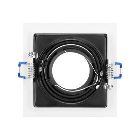 YOP RAMKA DEKORACYJNA O PRAWY PUNKTOWEJ, MR16/GU10 MAx 50W, REGULOWANA BIAŁA+CZARNA YOP RAMKA DEKORACYJNA O PRAWY PUNKTOWEJ, MR16/GU10 MAx 50W, REGULOWANA BIAŁA+CZARNA