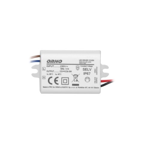 ZASILACZ MINI DO LED DO PUSZKI 12VDC 6W, IP67, 55/29,5/22MM ZASILACZ MINI DO LED DO PUSZKI 12VDC 6W, IP67, 55/29,5/22MM