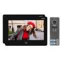 ZESTAW WIDEODOMOFONOWY 2-RODZINNY, BEZSŁUCHAWKOWY KOLOR, LCD 7", DOTYKOWY, MENU OSD, PAMIĘĆ, GNIAZDO NA KARTĘ SD, DVR, STEROWANI ZESTAW WIDEODOMOFONOWY 2-RODZINNY, BEZSŁUCHAWKOWY KOLOR, LCD 7", DOTYKOWY, MENU OSD, PAMIĘĆ, GNIAZDO NA KARTĘ SD, DVR, STEROWANI