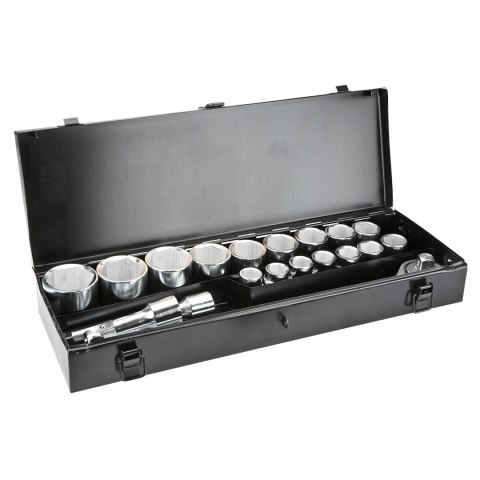 KLUCZE NASADOWE 3/4", ZESTAW 20 SZT. KLUCZE NASADOWE 3/4", ZESTAW 20 SZT.