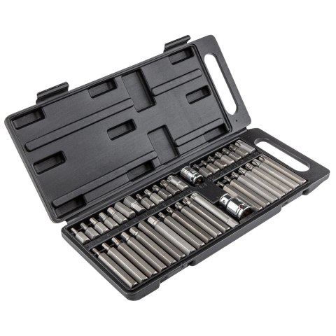 KOŃCÓWKI WKRĘTAKOWE S PLINE, TORx, SZEŚCIOKĄTNE, ZESTAW 40 SZT. KOŃCÓWKI WKRĘTAKOWE S PLINE, TORx, SZEŚCIOKĄTNE, ZESTAW 40 SZT.