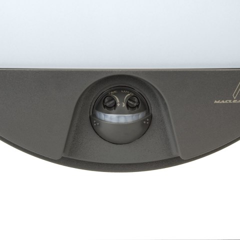 LAM PA LED Z CZUJNIKIEM RUCHU MACLEAN ,NA PODCZERWIEŃ, KOLOR SZARY, 15W, IP54, 1100LM, MCE291 GR LAM PA LED Z CZUJNIKIEM RUCHU MACLEAN ,NA PODCZERWIEŃ, KOLOR SZARY, 15W, IP54, 1100LM, MCE291 GR