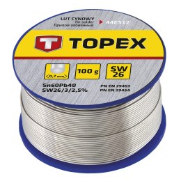 LUT CYNOWY 60% SN, DRUT 0.7 MM, 100 G