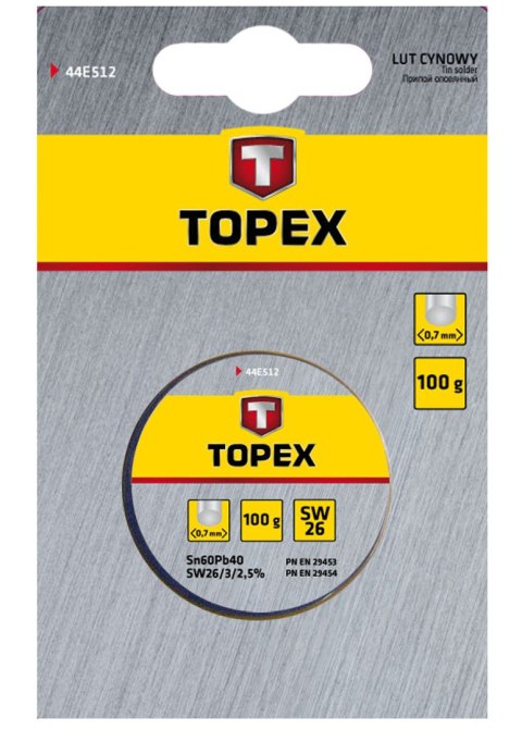 LUT CYNOWY 60% SN, DRUT 0.7 MM, 100 G LUT CYNOWY 60% SN, DRUT 0.7 MM, 100 G