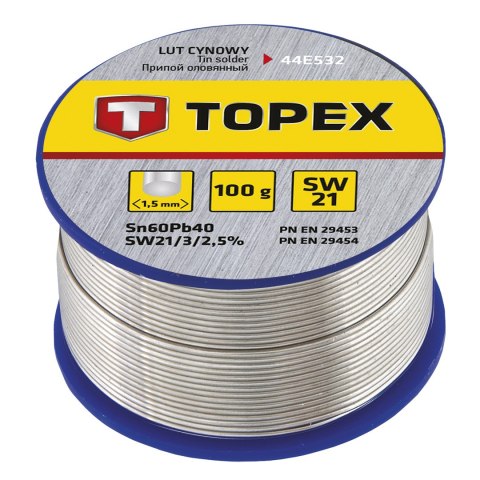 LUT CYNOWY 60% SN, DRUT 1.5 MM, 100 G LUT CYNOWY 60% SN, DRUT 1.5 MM, 100 G