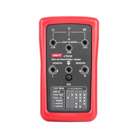MIERNIK KOLEJNOŚCI FAZ UNI-T UT261B MIERNIK KOLEJNOŚCI FAZ UNI-T UT261B