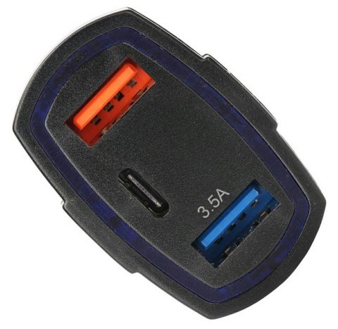 PLS34E ŁADOWARKA SAM. qC 3.0 TY P-C 2xUSB PLS34E ŁADOWARKA SAM. qC 3.0 TY P-C 2xUSB