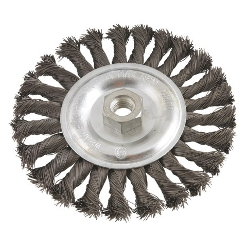 SZCZOTKA DRUCIANA TARCZOWA 150 MM x M14 SZCZOTKA DRUCIANA TARCZOWA 150 MM x M14