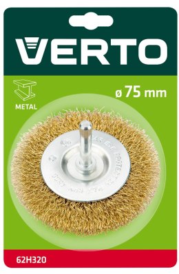 SZCZOTKA DRUCIANA TARCZOWA Z TRZ PIENIEM 75 MM