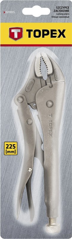 SZCZY PCE ZACISKOWE UNIWERSALNE 225 MM, OKRĄGŁE SZCZĘKI