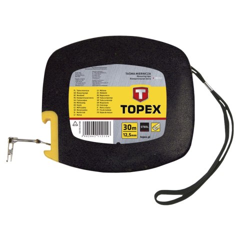 TAŚMA MIERNICZA STALOWA 30 M x 12.5 MM TAŚMA MIERNICZA STALOWA 30 M x 12.5 MM