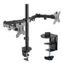 UCHWYT BIURKOWY NA 2 MONITORY LCD MACLEAN, 17-32", 2x 8KG, MC-884