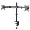 UCHWYT BIURKOWY NA 2 MONITORY LCD MACLEAN, 17-32", 2x 8KG, MC-884