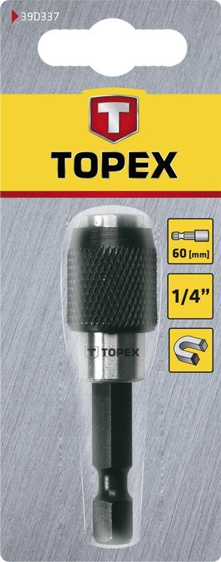 UCHWYT DO KOŃCÓWEK, 1/4", 60 MM UCHWYT DO KOŃCÓWEK, 1/4", 60 MM