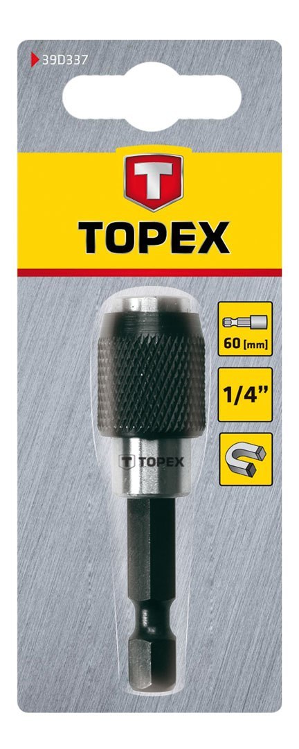 UCHWYT DO KOŃCÓWEK, 1/4", 60 MM UCHWYT DO KOŃCÓWEK, 1/4", 60 MM