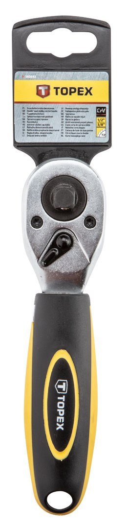GRZECHOTKA KRÓTKA PODWÓJNA 1/2" x 3/8", 175 MM GRZECHOTKA KRÓTKA PODWÓJNA 1/2" x 3/8", 175 MM