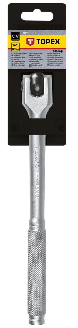 RĘKOJEŚĆ Z PRZEGUBEM 1/2", 250 MM RĘKOJEŚĆ Z PRZEGUBEM 1/2", 250 MM